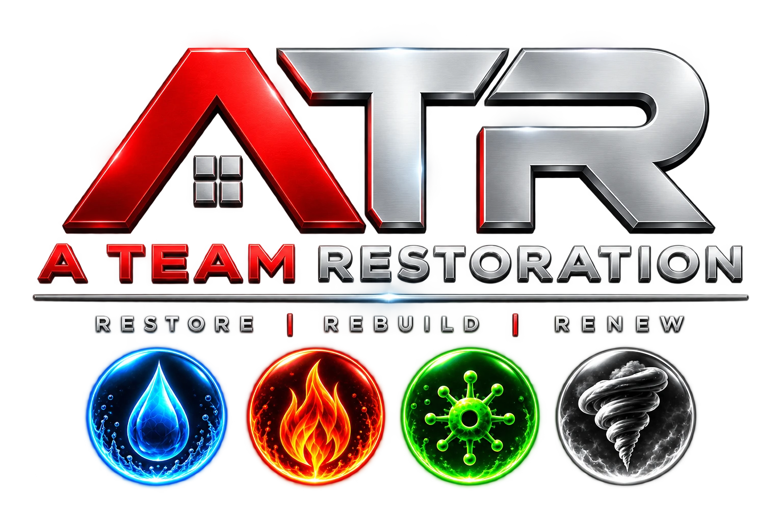 ATR A Team Restoration — Restore, Rebuild, Renew — water, fire, mold, and storm restoration